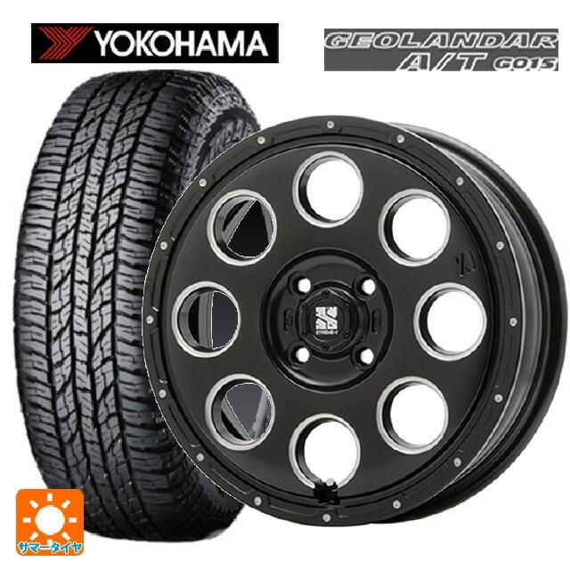 送料無料 サマータイヤホイールセット 165/60R15 77H ヨコハマ ジオランダー A/T G015 ブラックレター 正規品 エムエルジェイ エ