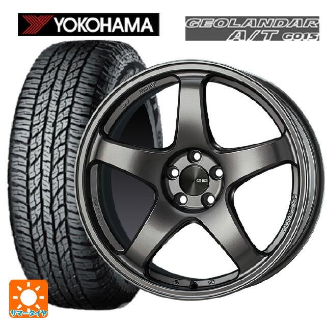送料無料 サマータイヤホイールセット 165/60R15 77H ヨコハマ ジオランダー A/T G015 ブラックレター 正規品 エンケイ パフォー