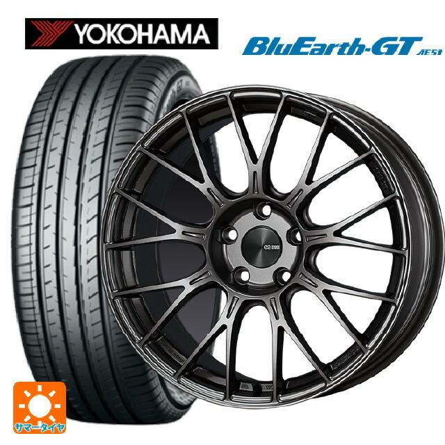 送料無料 サマータイヤホイールセット 225/40R18 92W XL ヨコハマ ブルーアースGT AE51 エンケイ パフォーマンスライン PFM1