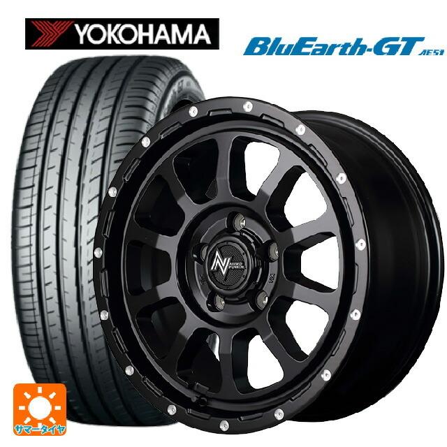 送料無料 サマータイヤホイールセット 205/60R16 92V ヨコハマ ブルーアースGT AE51 エムアイディー ナイトロパワー M10パーシン