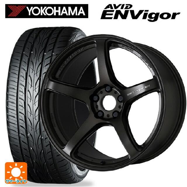 送料無料 サマータイヤホイールセット 245/45R19 98W ヨコハマ エービット エンビガー S321 ワーク エモーション T5R 19-8.