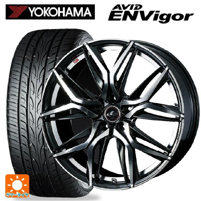 送料無料 サマータイヤホイールセット 245/45R19 98W ヨコハマ エービット エンビガー S321 ウェッズ レオニス LM 19-8J