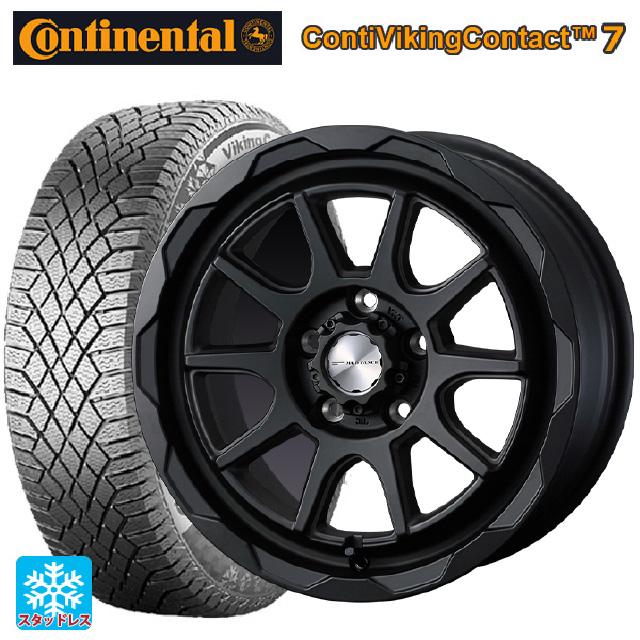 送料無料 スタッドレスタイヤホイールセット 195/55R16 91T XL コンチネンタル コンチバイキングコンタクト7 ウェッズ マッドヴァンス06 16-7J