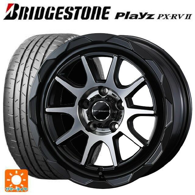 Playz - 貨物輸送無料 サマータイヤホイールセット 195/60R16 89H ブリヂストン プレイズ PX-RV2 置き目品 ウェッズ マッドヴァンス06 16-7 夏タイヤ、ホイールセット-車、バイク、自転車