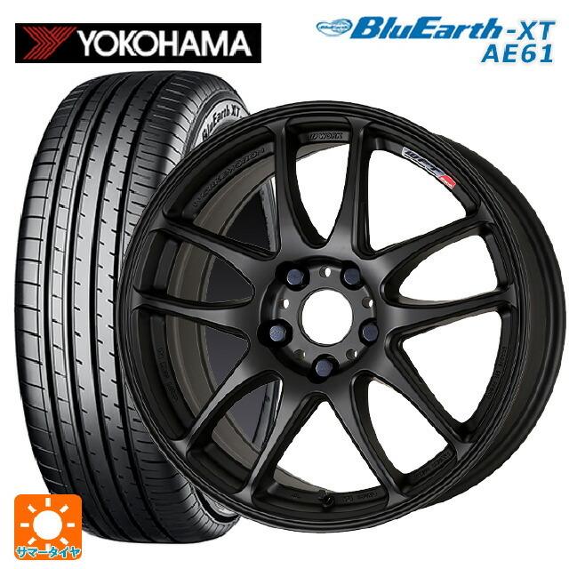 送料無料 サマータイヤホイールセット 215/60R17 96H ヨコハマ ブルーアースXT AE61 ワーク エモーション CR極 17-7J 　　