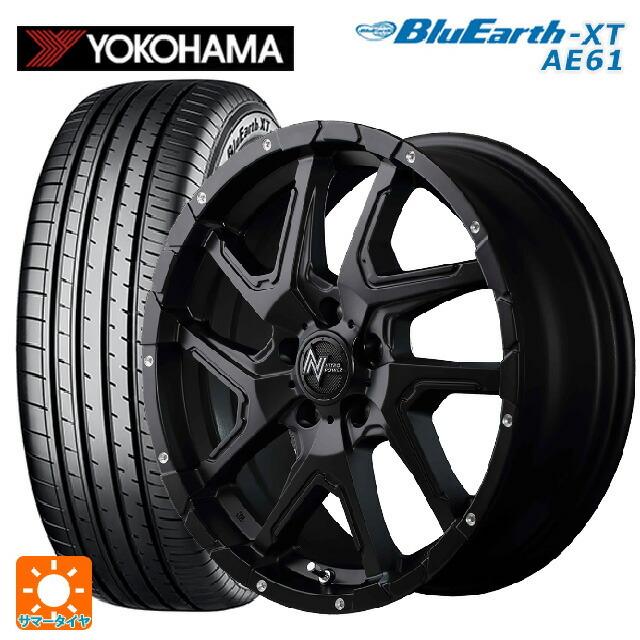 BluEarth - 貨物輸送無料 サマータイヤホイールセット 215/60R16 95V ヨコハマ 青碧地びたXT AE61 エムアイディー ナイトロパワーデリンジャー 1 自動車-夏タイヤ、ホイールセット