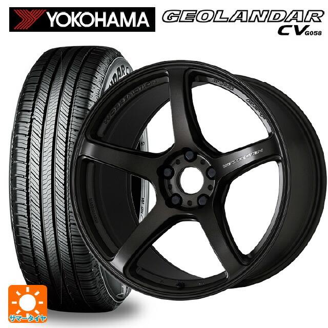 送料無料 サマータイヤホイールセット 235/60R18 107V XL ヨコハマ ジオランダー CV G058 正規品 ワーク エモーション T5R