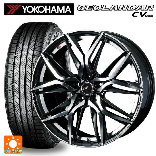 ヨコハマタイヤ - 貨物輸送無料 サマータイヤホイールセット 235/60R18 107V XL ヨコハマ ジオランダー CV G058 置き目品 ウェッズ レオニス LM 1 タイヤ、ホイール-自動車-車、バイク、自転車