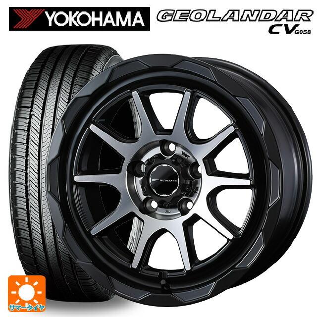 送料無料 サマータイヤホイールセット 215/60R17 96V ヨコハマ ジオランダー CV G058 正規品 ウェッズ マッドヴァンス06 17-