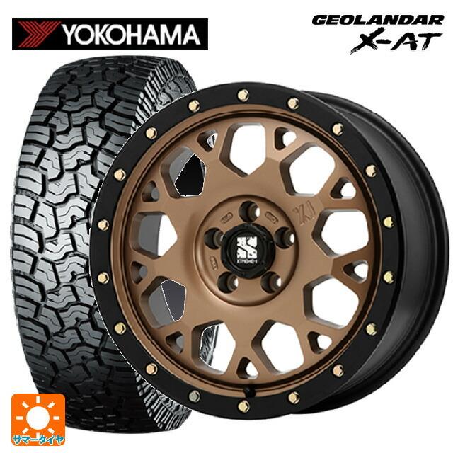 送料無料 サマータイヤホイールセット 235/70R16 104/101Q ヨコハマ ジオランダー X-AT G016 ブラックレター 正規品 エムエ