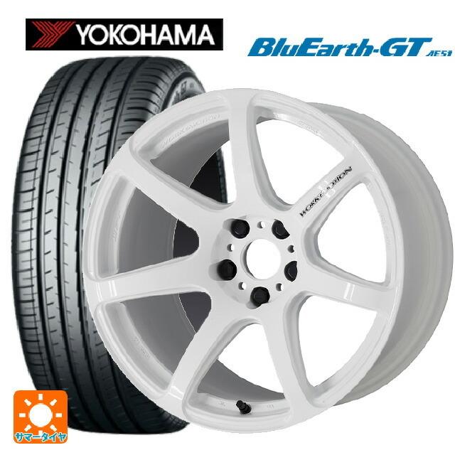 送料無料 サマータイヤホイールセット 175/60R16 82H ヨコハマ ブルーアースGT AE51 ワーク エモーション T7R 16-6.5J