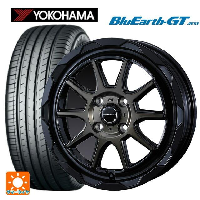 送料無料 サマータイヤホイールセット 175/60R16 82H ヨコハマ ブルーアースGT AE51 ウェッズ マッドヴァンス06 16-6J 　　