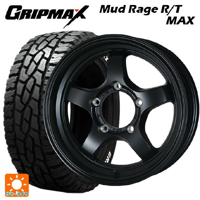 送料無料 サマータイヤホイールセット 195R16 104/102Q グリップマックス マッドレイジ RTマックス ホワイトレター ドゥオール CST