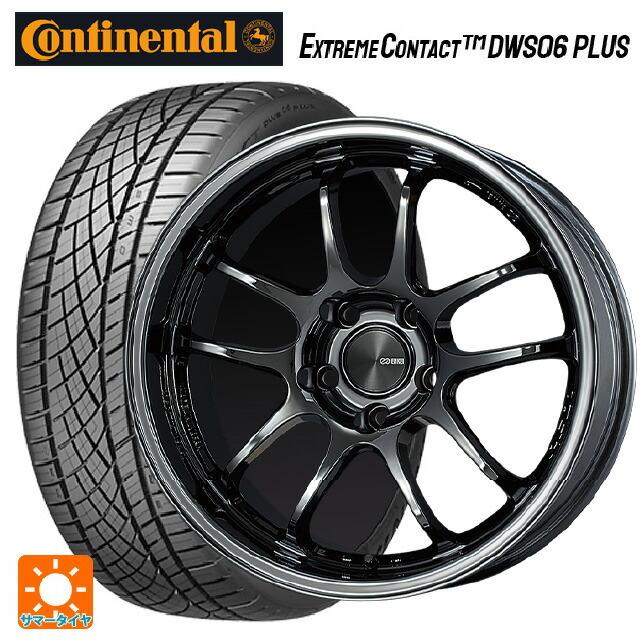 ExtremeContact - 貨物輸送無料 サマータイヤホイールセット 245/35R18 92Y XL コンチネンタル エクストリームコンタクト DWS06つけ加える 置き目品 エンケイ 自動車-タイヤ、ホイール-夏タイヤ、ホイールセット