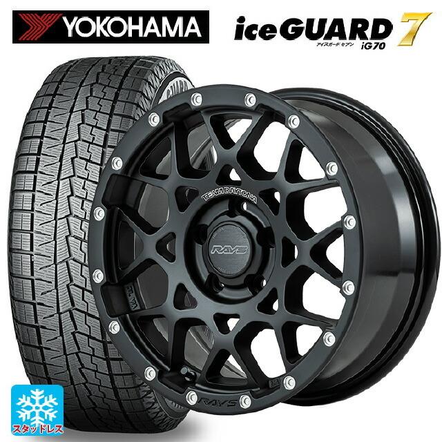 送料無料 スタッドレスタイヤホイールセット 2025年製 195/60R16 89Q ヨコハマ アイスガード7(IG70) # レイズ チームデイトナ