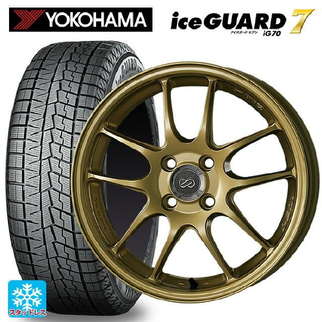 送料無料 スタッドレスタイヤホイールセット 2025年製 195/60R17 90Q ヨコハマ アイスガード7(IG70) # エンケイ パフォーマン