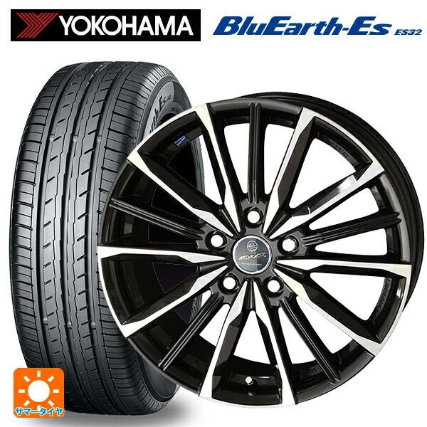 送料無料 サマータイヤホイールセット 215/45R18 93W ヨコハマ ブルーアースEs ES32 共豊 スマック ヴァルキリー 18-7J