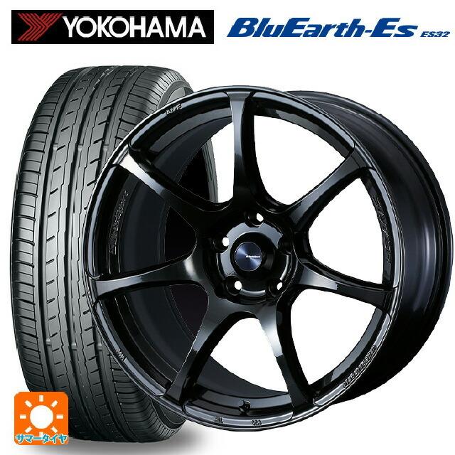 BluEarth - 貨物輸送無料 サマータイヤホイールセット 215/45R18 93W ヨコハマ 青味地びたEs ES32 ウェッズ ウェッズ運動競技 SA75R 18-