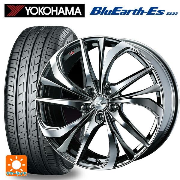 送料無料 サマータイヤホイールセット 215/55R17 94V ヨコハマ ブルーアースEs ES32 ウェッズ レオニス TE 17-7J