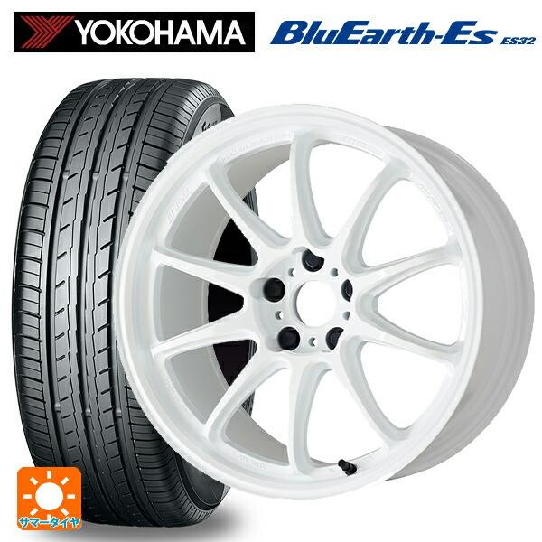 送料無料 サマータイヤホイールセット 195/60R17 90H ヨコハマ ブルーアースEs ES32 ワーク エモーション ZR10 17-7J