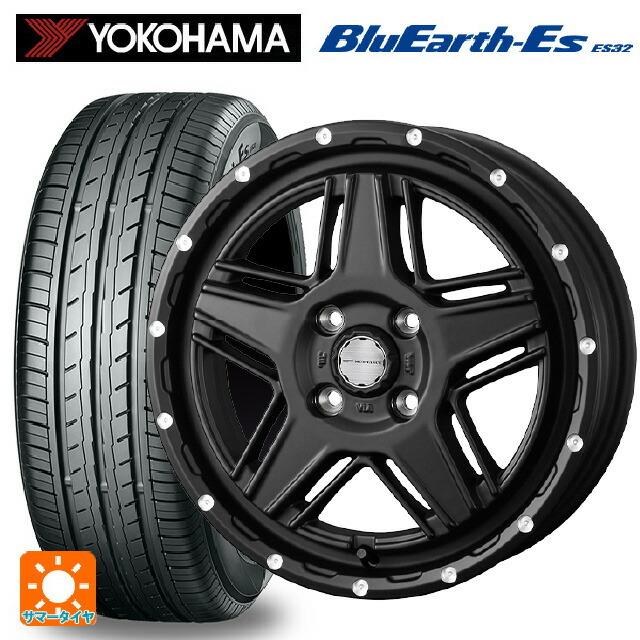 送料無料 サマータイヤホイールセット 165/55R14 72V ヨコハマ ブルーアースEs ES32 ウェッズ マッドヴァンス07 14-4.5J