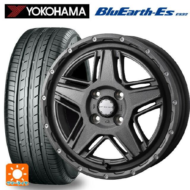 送料無料 サマータイヤホイールセット 145/80R12 74S ヨコハマ ブルーアースEs ES32 ウェッズ マッドヴァンス07 12-4J 　　