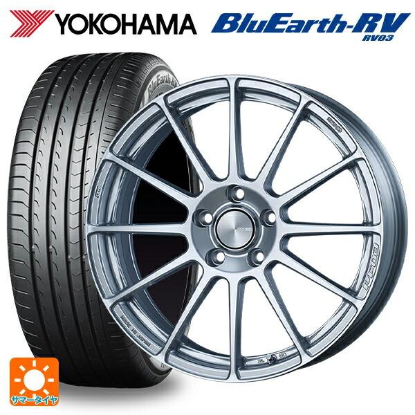 BluEarth - 貨物輸送無料 サマータイヤホイールセット 235/50R18 101V XL ヨコハマ 青碧地びた RV03 # エンケイ 演奏生産ライン PF0 タイヤ、ホイール-車、バイク、自転車