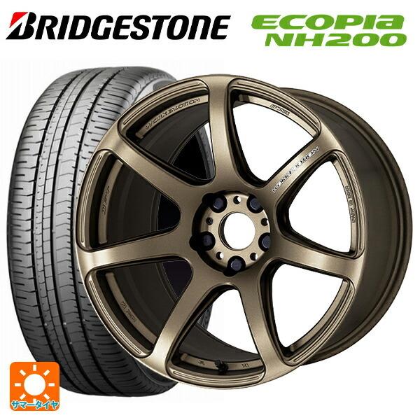 送料無料 サマータイヤホイールセット 195/50R16 84V ブリヂストン エコピア NH200 正規品 ワーク エモーション T7R 16-6.