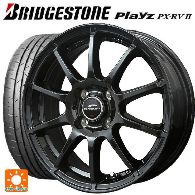 送料無料 サマータイヤホイールセット 195/65R16 92V ブリヂストン プレイズ PX-RV2 正規品 エムアイディー MIDホイール スタッ