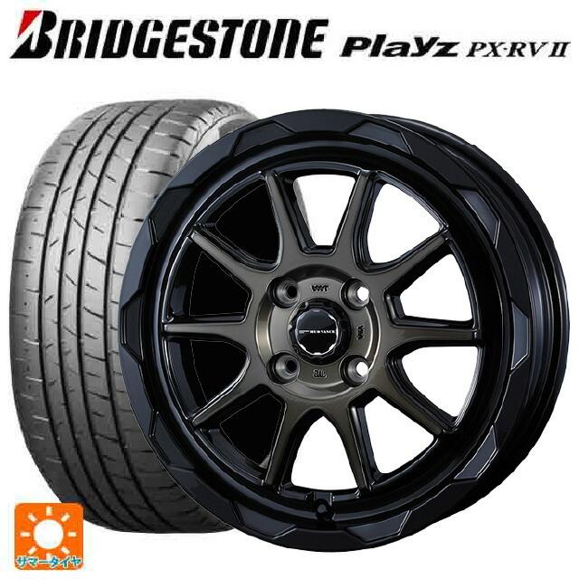 送料無料 サマータイヤホイールセット 195/65R16 92V ブリヂストン プレイズ PX-RV2 正規品 ウェッズ マッドヴァンス06 16-6