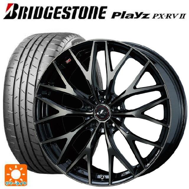 送料無料 サマータイヤホイールセット 205/60R16 96H XL ブリヂストン プレイズ PX-RV2 正規品 ウェッズ レオニス MX 16-