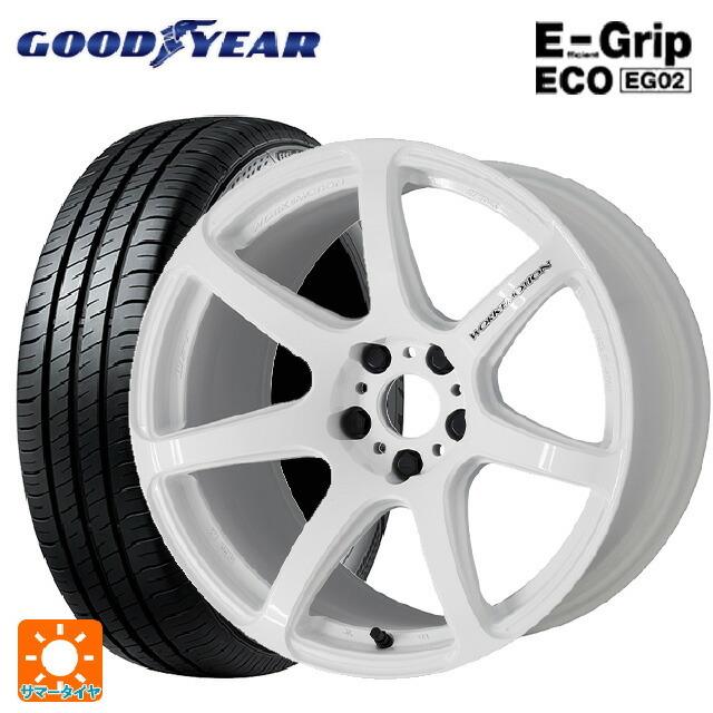 Efficient Grip - 貨物輸送無料 サマータイヤホイールセット 195/65R16 92H グッドイヤー エフィシェントグリップ エコ EG02 細工物 情感 T7R 自動車-タイヤ、ホイール-夏タイヤ、ホイールセット
