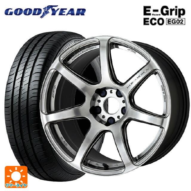 Efficient Grip - 貨物輸送無料 サマータイヤホイールセット 195/65R16 92H グッドイヤー エフィシェントグリップ エコ EG02 細工物 情感 T7R 夏タイヤ、ホイールセット-自動車
