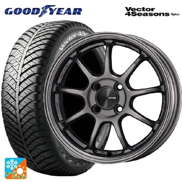送料無料 オールシーズンタイヤホイールセット 165/65R15 81H グッドイヤー ベクターフォーシーズンズ ハイブリッド エンケイ パフォーマン