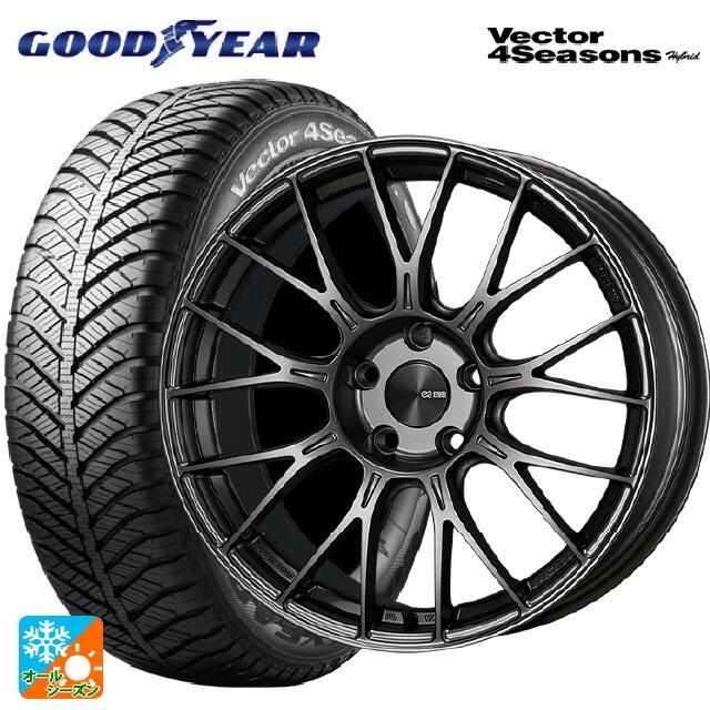 送料無料 オールシーズンタイヤホイールセット 205/50R17 93H XL グッドイヤー ベクターフォーシーズンズ ハイブリッド エンケイ パフォ
