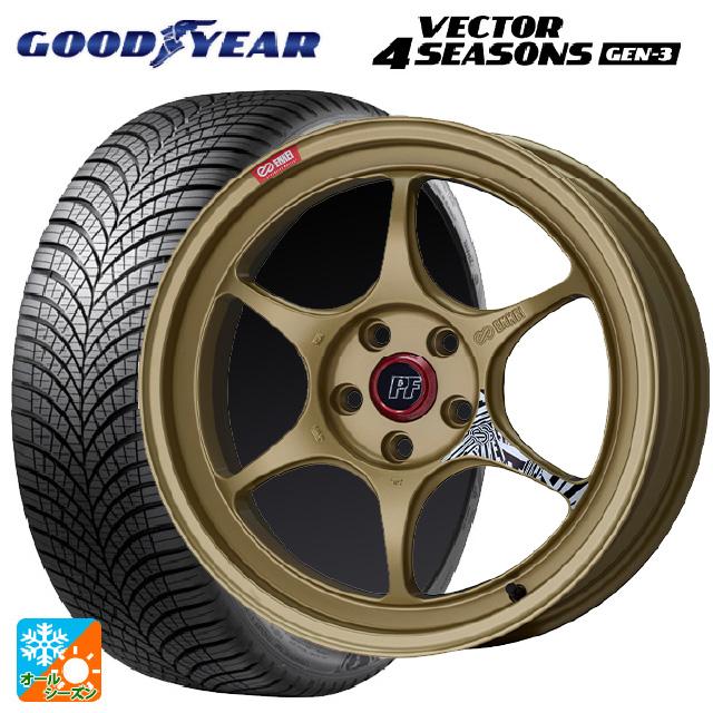値下げ　タイヤホイールセット 205/50R17 17インチ  グッドイヤー Vector（グッドイヤー） 送料無料 オールシーズンタイヤホイールセット