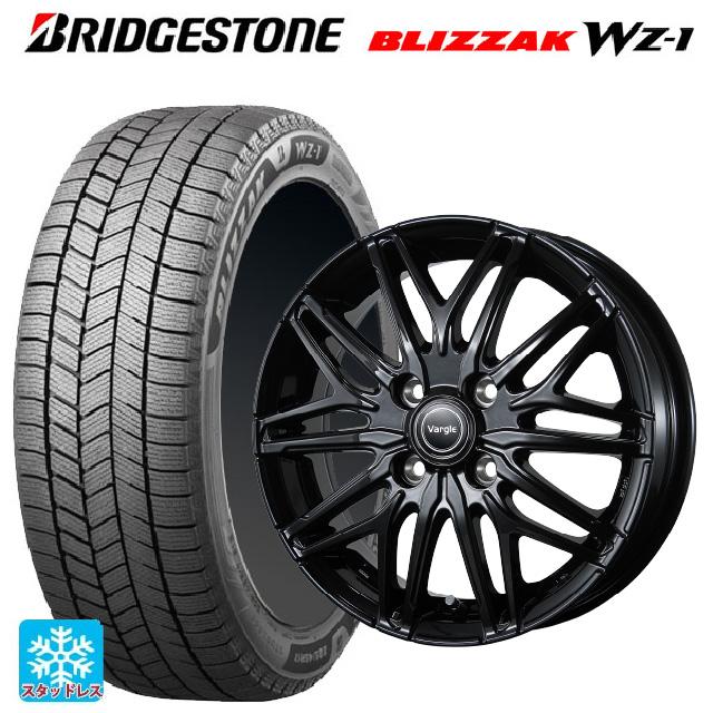 ブリヂストン ブリザック WZ1スタッドレスタイヤ・TOPY VARGLE R45 グロスブラック ホイールセット
