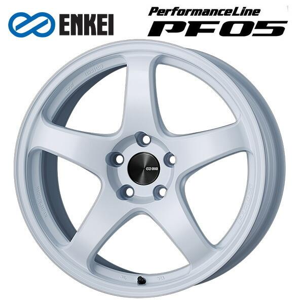エンケイ パフォーマンスライン PF05 W 18×8 +45 5/100 新品ホイール1本
