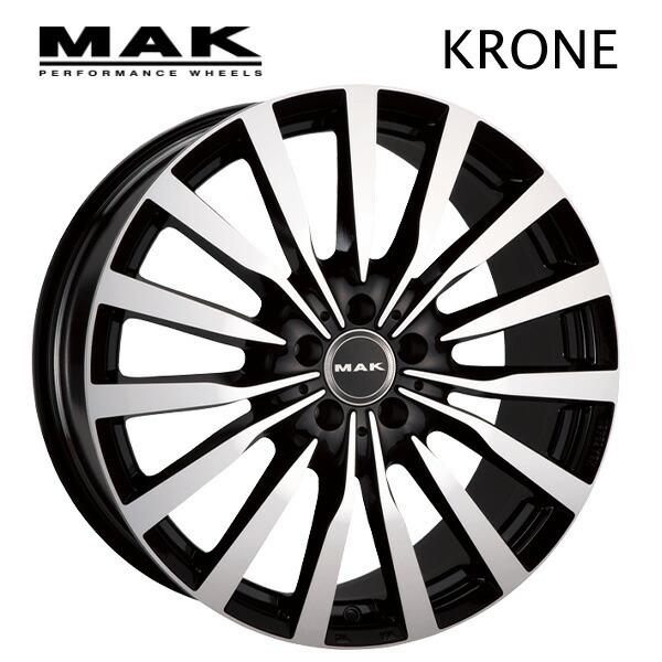 送料無料！阿部商会 マック クローネ ブラックミラー 18×8 +41 5/130 新品ホイール1本