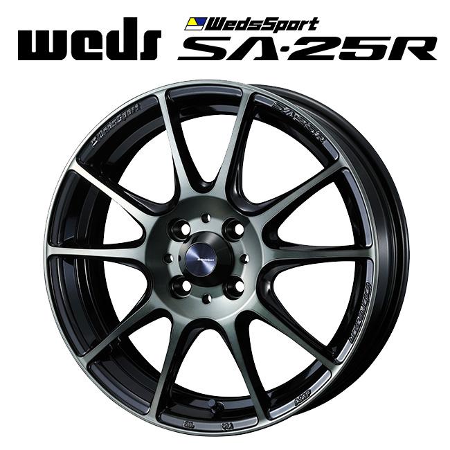 【送料込】ウェッズスポーツ SA-25R カラー:WBC 17インチ WEDS（ウェッズ） ウェッズスポーツ SA25R WBC 17×7 +43 4/100 65 新品