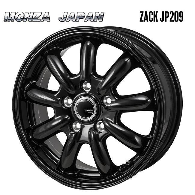在庫有 ジャパン三陽 ザック JP209 グロスブラック 15×6 +45 5/100