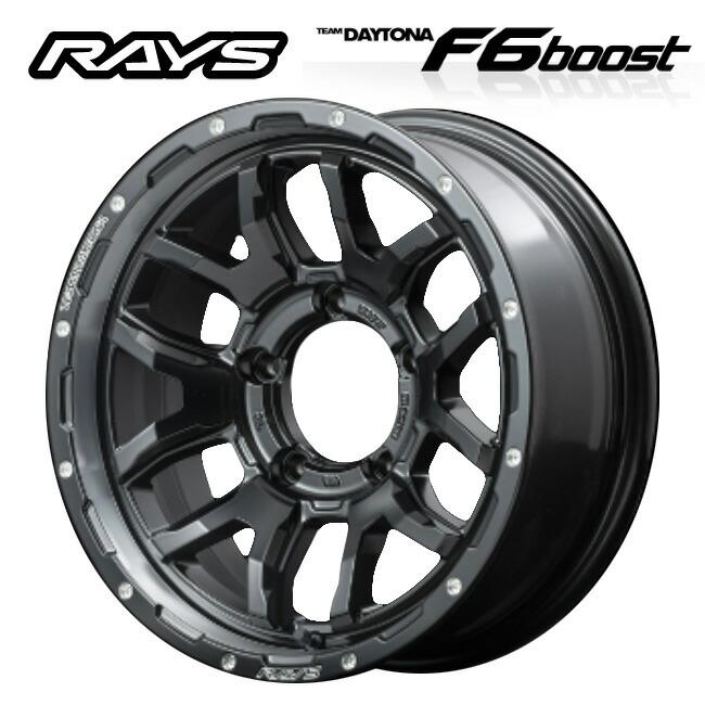 RAYS レイズ チームデイトナ F6 ブースト N1 16×5.5 +20 5/139.7 108.8