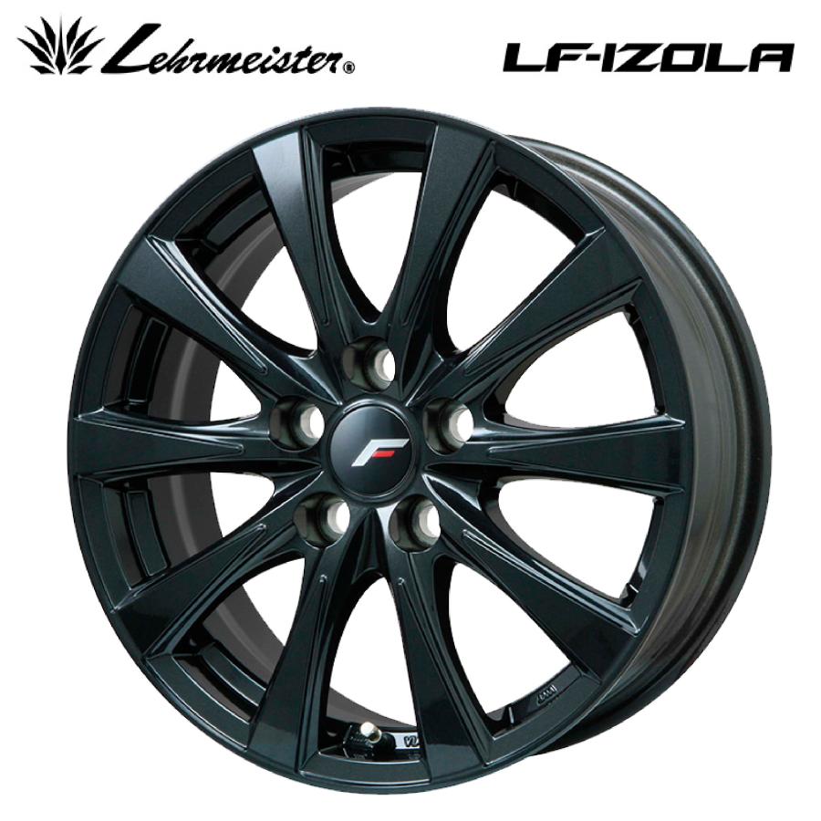 送料無料！レアマイスター LFイゾラ2 ブラックメタリック 18×7 +39 