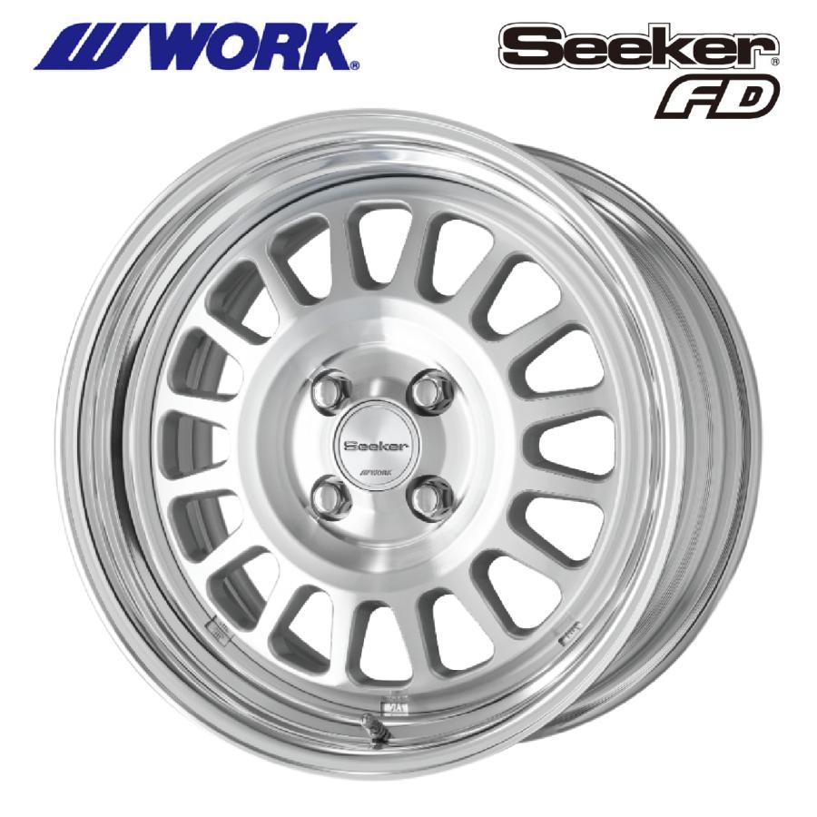 n*e様 fdホイール16インチ WORK ワーク シーカー FD MSP 16×6 4/100 新品ホイール1本 : コニシ