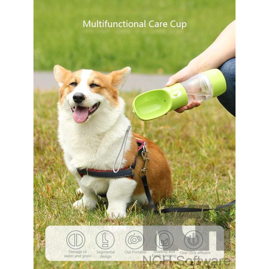 K トスペットウォーターボトル 携帯用 多種ペット水飲みボトル 水漏れ防止 手軽に水分補給が出来 犬の散歩 給水器 犬猫 送料込み 最安値