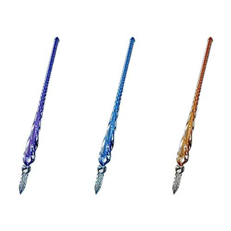 キッチン 日用品 文具 ボタニカルウエディング Ansimple ガラスペン 万年筆 手紙 便箋 イラスト 文房具 なめらかに書ける筆感 ボックス付き 3色セット Aobmnqbnhf Www Kbdav Ac In