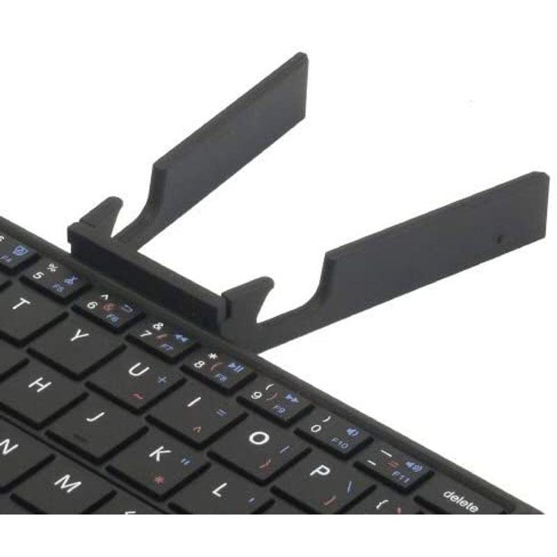 3E スマホタブレット対応ワイヤレスキーボード［Bluetooth・AndroidiOSWin］ 2つ折りタイプ Plier （英語配列60