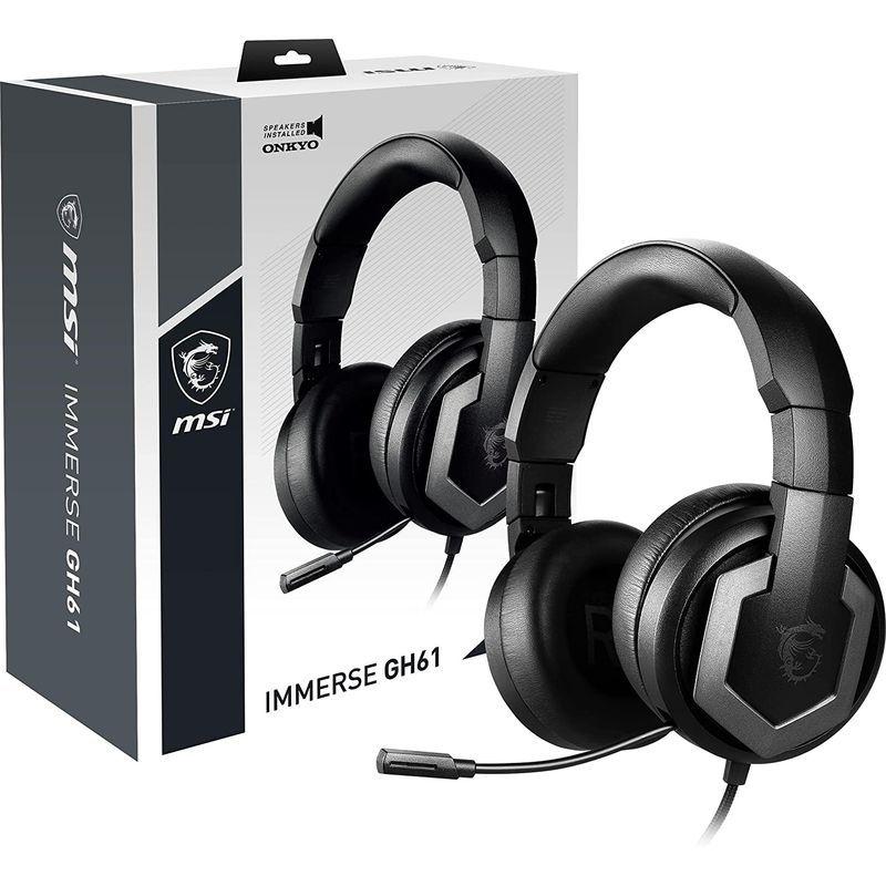 【早い者勝ち】 MSI Immerse GH61 ゲーミングヘッドセット SP955 【2004022267】(10452円)