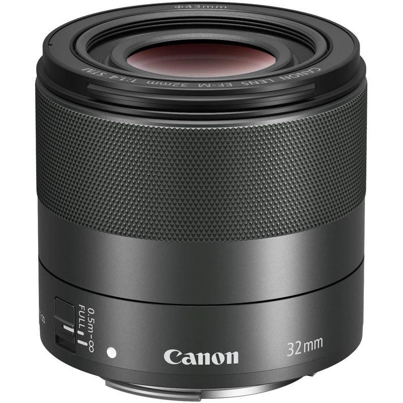 ［即日発送］ Canon キヤノン 単焦点レンズ EF-M32mm F1.4 STM ミラーレス一眼対応 ブラック 全長56.5mm EF-M3214ST 【EIM1047380058】(37169円)