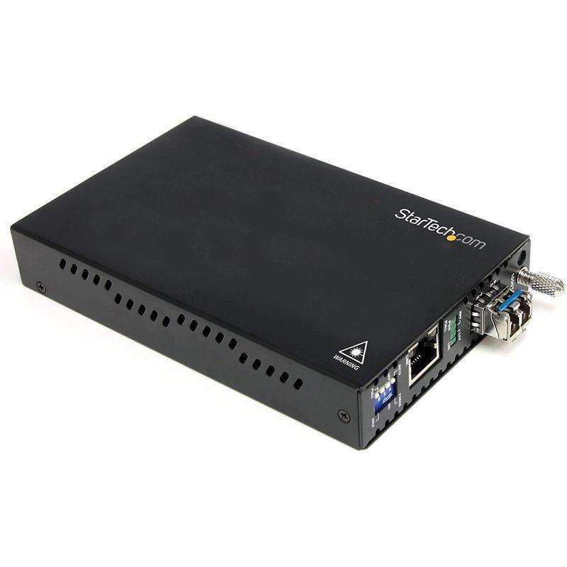 ギガビットイーサネット対応光メディアコンバーター　マルチモード用　LCコネクタ　550m　1000Base-T